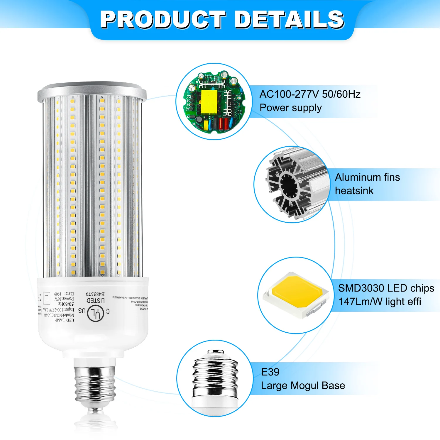 LED Corn Cob Light Bulb