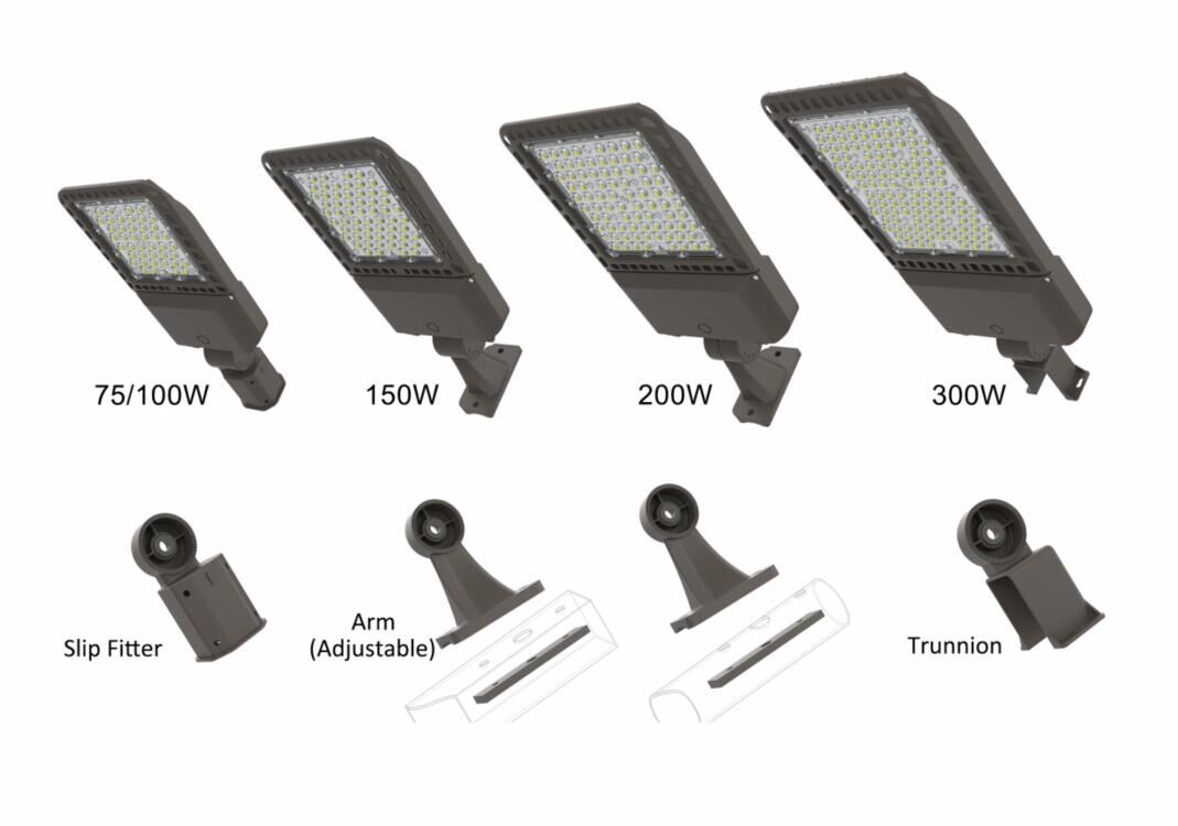 shoebox led street light 