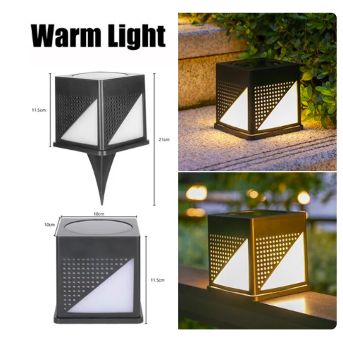 solar garden light solar pillar light