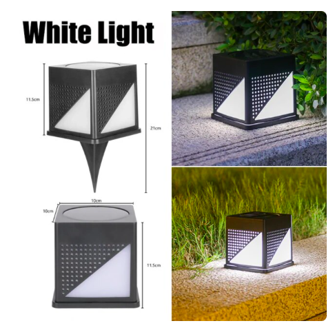 solar garden light solar pillar light