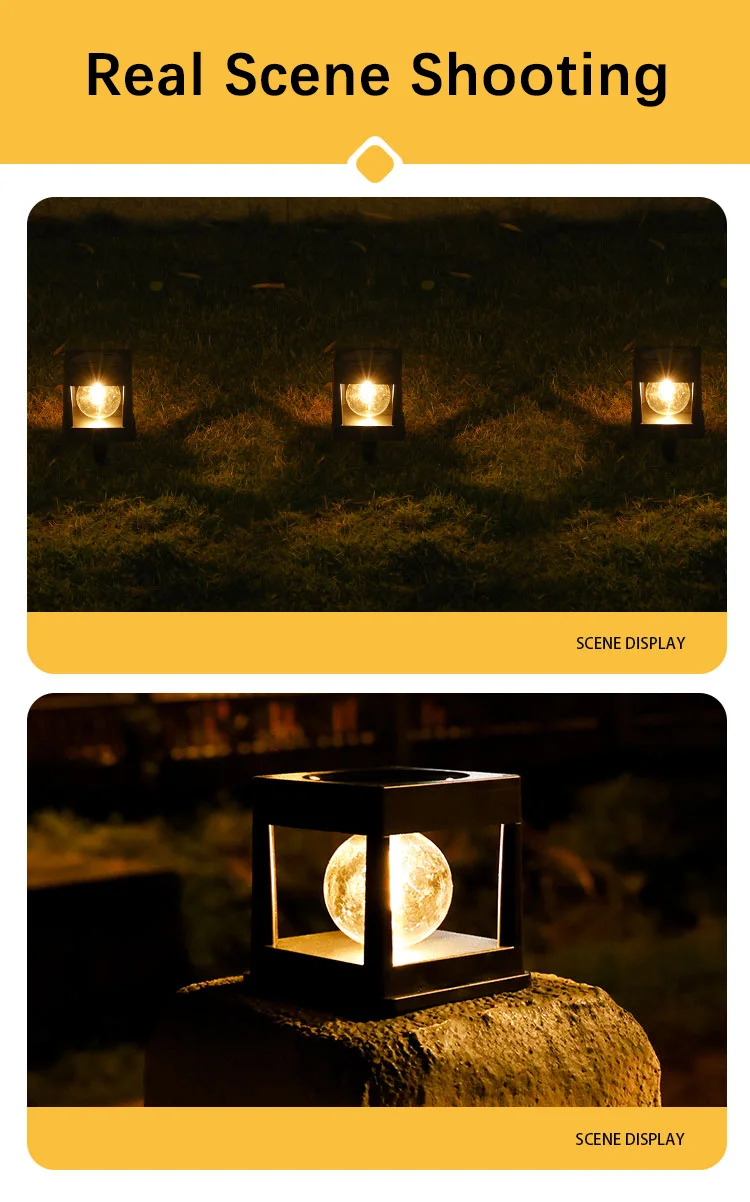 solar garden light solar pillar light